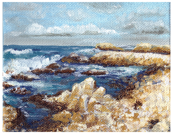 Moneterey Coastline Painting